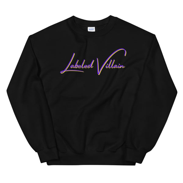 Labeled Villain (Purple Signature) Sweatshirt