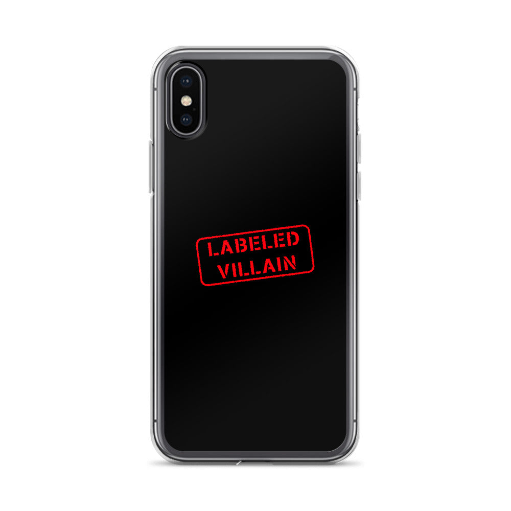 Labeled Villain iPhone Case