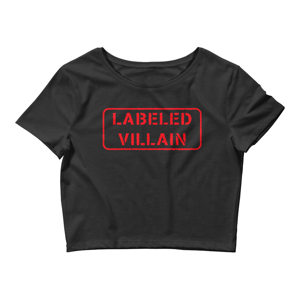 Labeled Villain Crop Tee