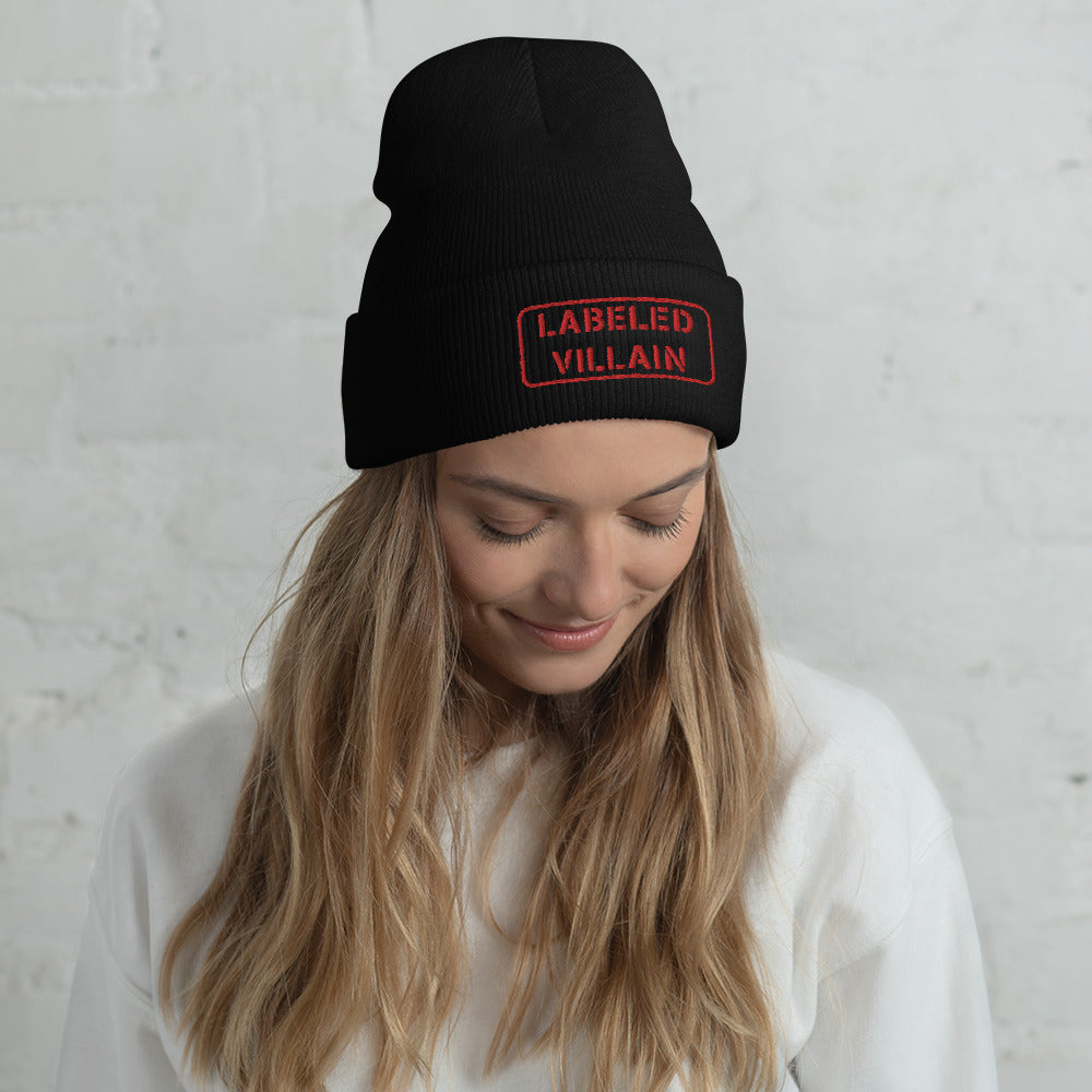 Labeled Villain Beanie