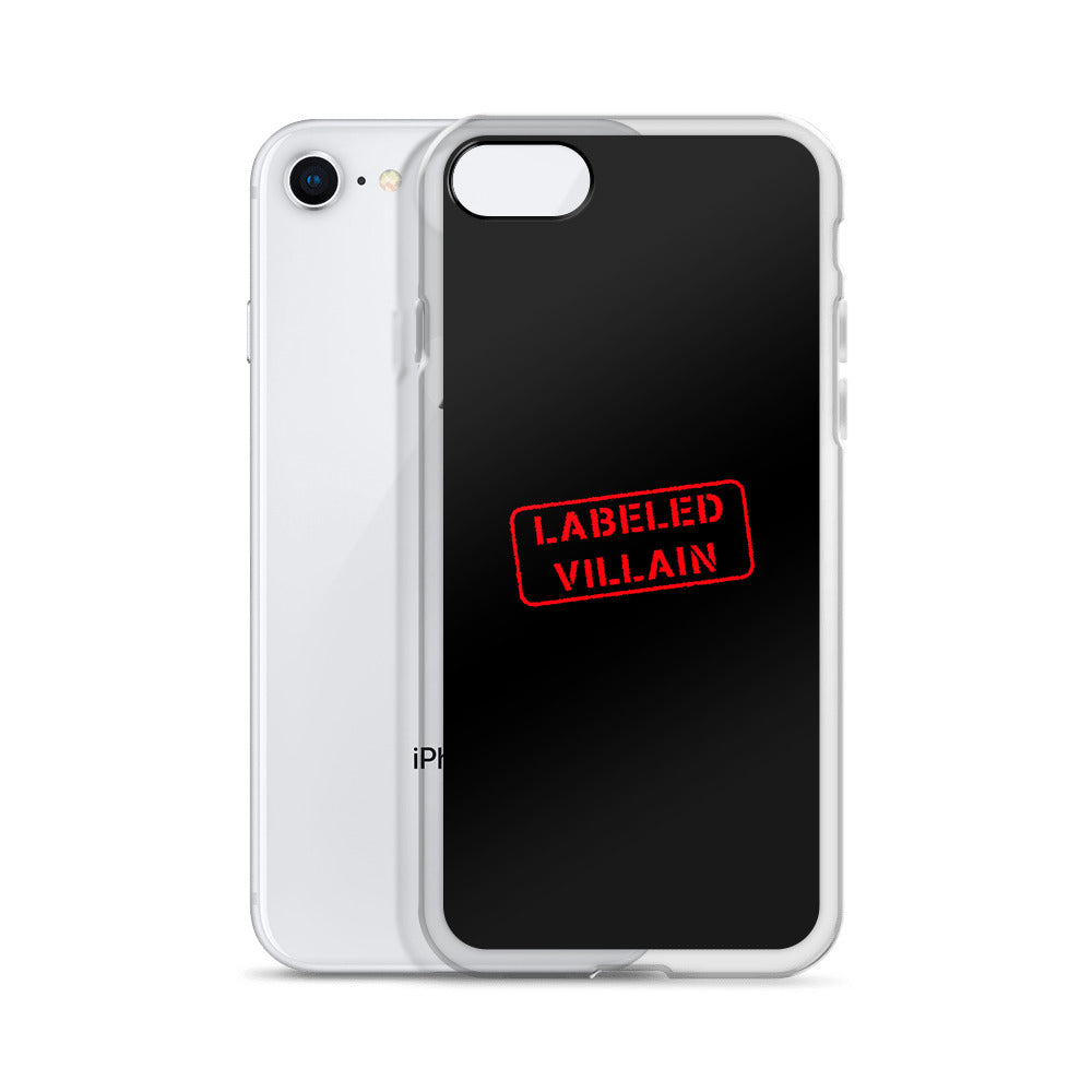 Labeled Villain iPhone Case