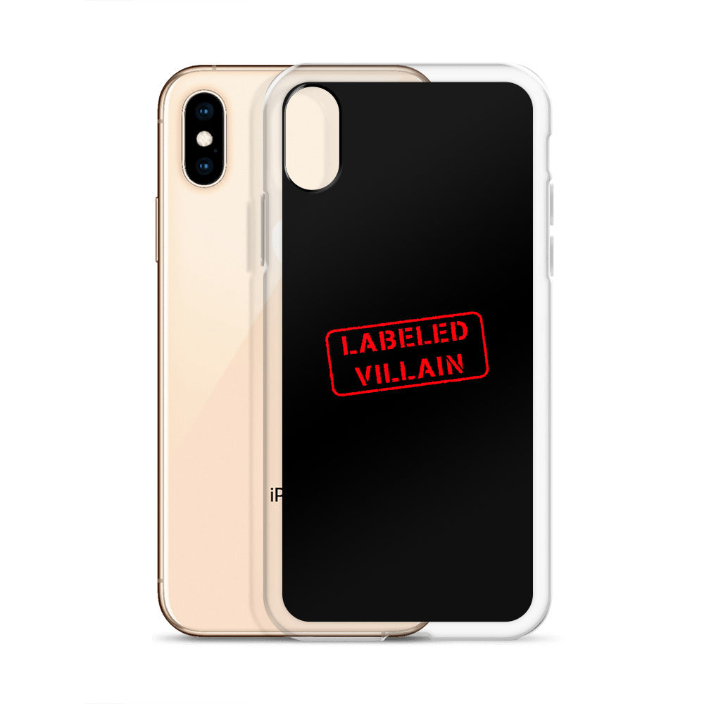 Labeled Villain iPhone Case