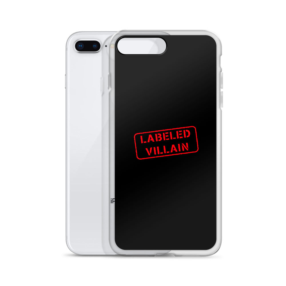 Labeled Villain iPhone Case