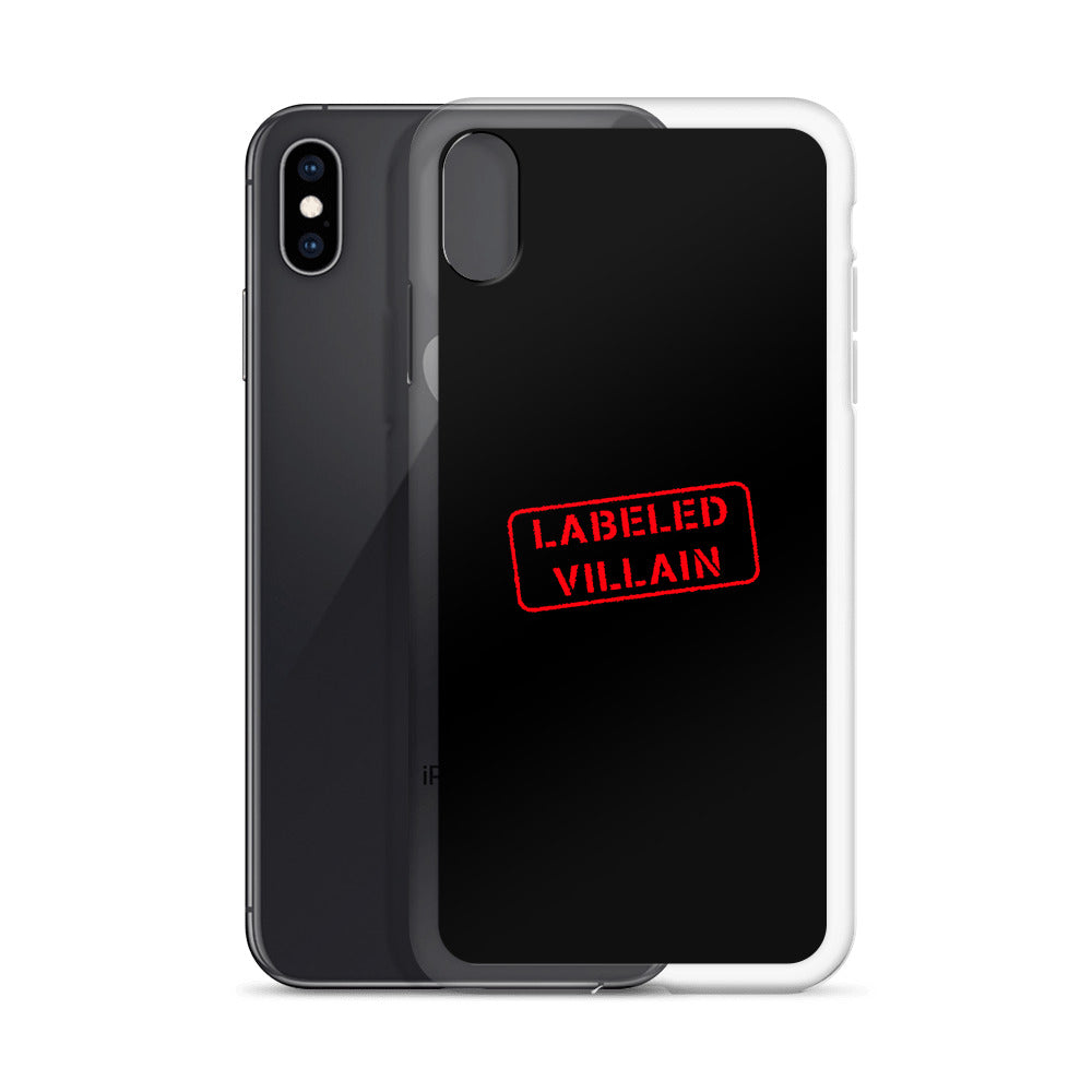 Labeled Villain iPhone Case