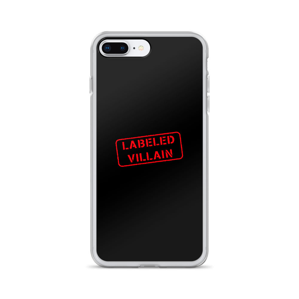 Labeled Villain iPhone Case