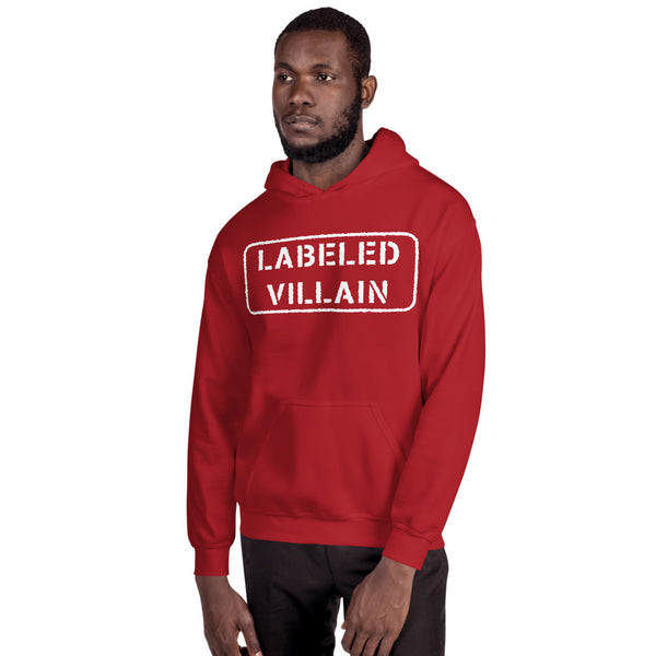 Labeled Villain Hoodie (White Stamp)