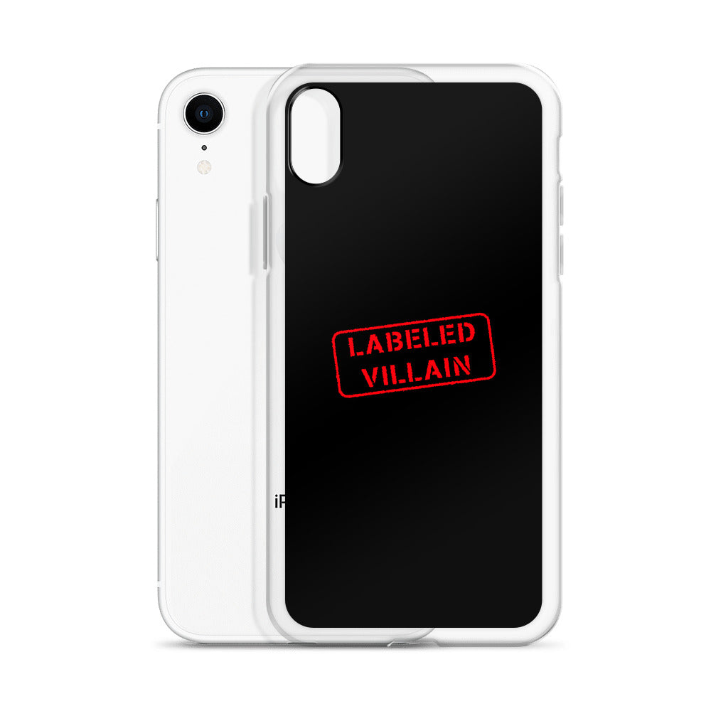 Labeled Villain iPhone Case