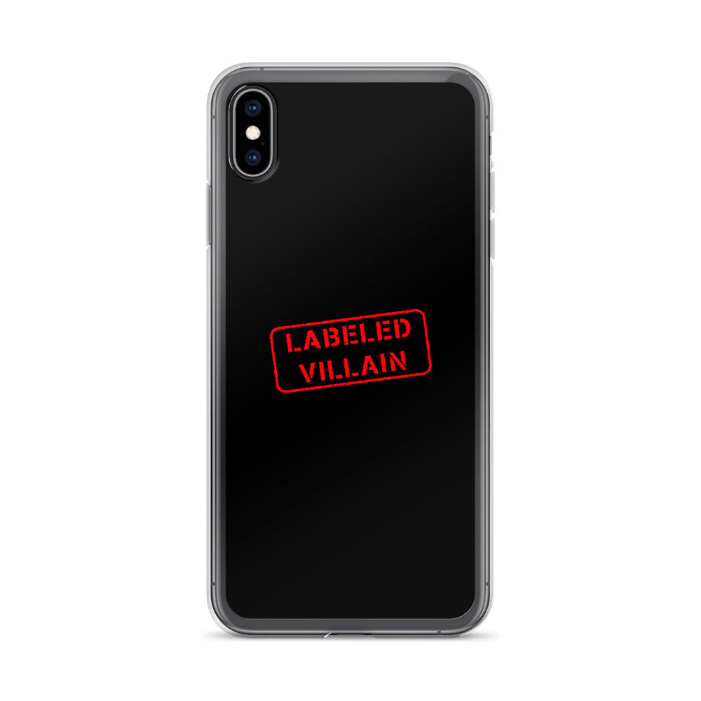 Labeled Villain iPhone Case