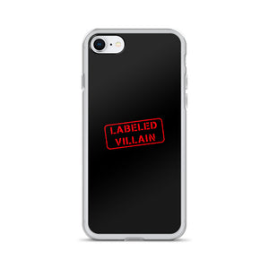 Labeled Villain iPhone Case
