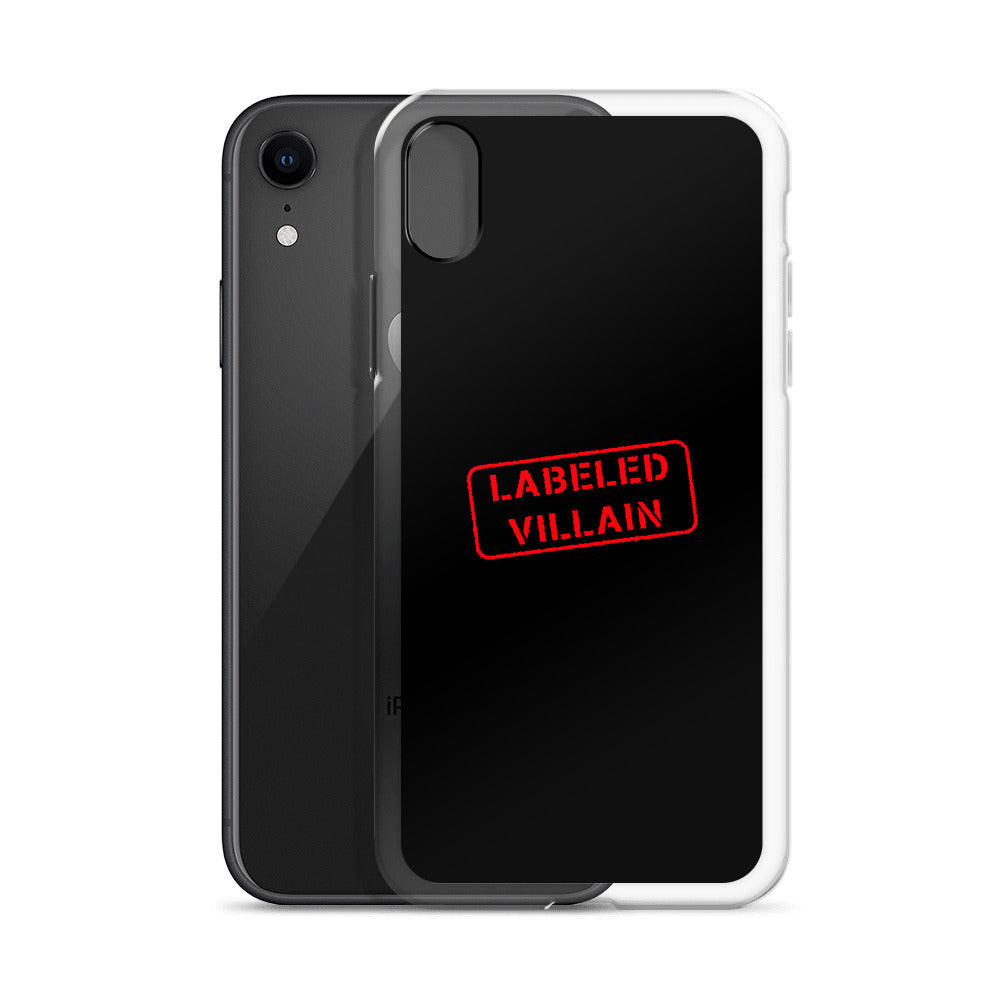 Labeled Villain iPhone Case