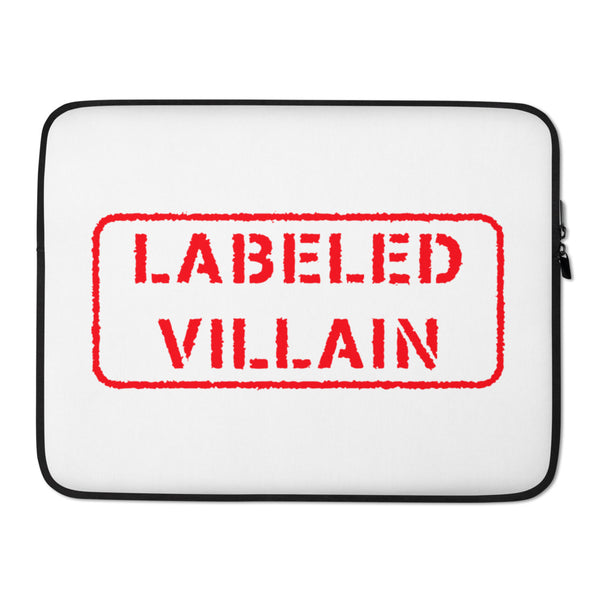 Labeled Villain Laptop Sleeve