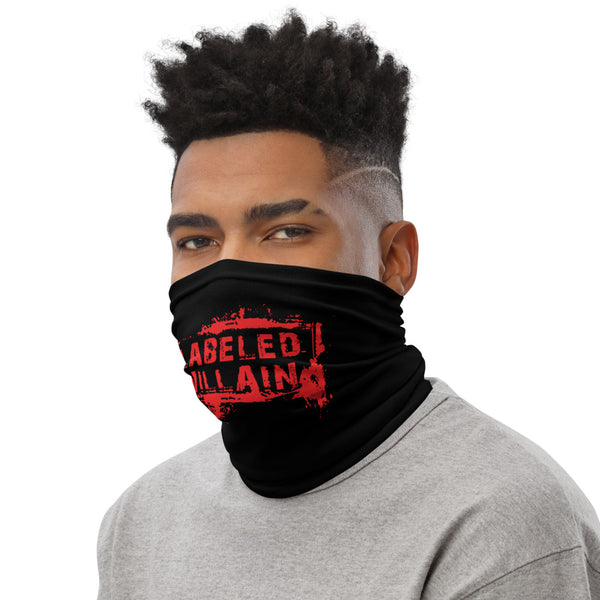 Labeled Villain (Splash) Neck Gaiter