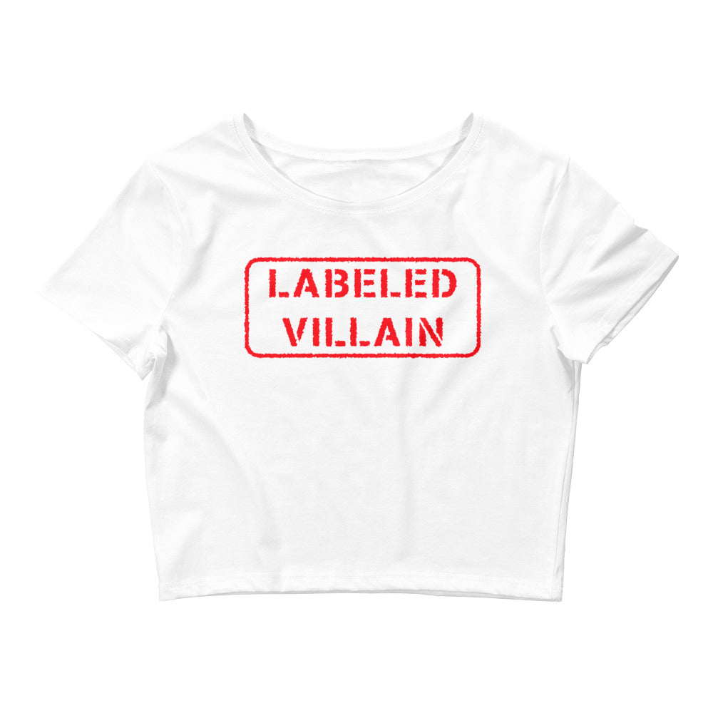 Labeled Villain Crop Tee